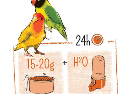 Witte Molen Puur Agaporniden - hochwertiges Vogelfutter für Agaporniden