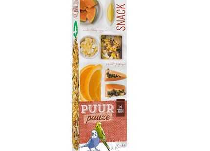 Witte Molen Puur Sticks für Vögel Papaya Orange Ei 2 Sticks