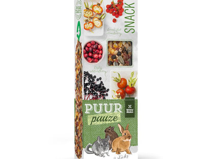 Witte Molen Puur Sticks Cranberre Holunder Nager 2 Stk 110 g