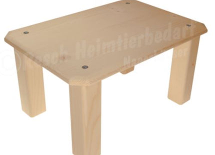 Heimtierbedarf Resch - Futterturm Nager Holz natur