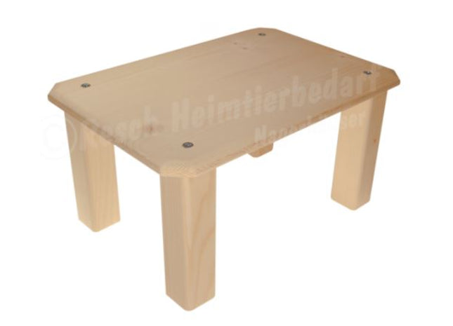 Heimtierbedarf Resch - Futterturm Nager Holz natur