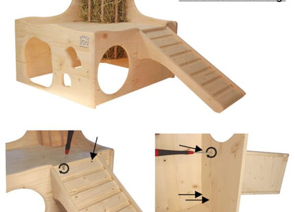 Heimtierbedarf Resch Heuburg - Nagerhaus aus Fichtenholz