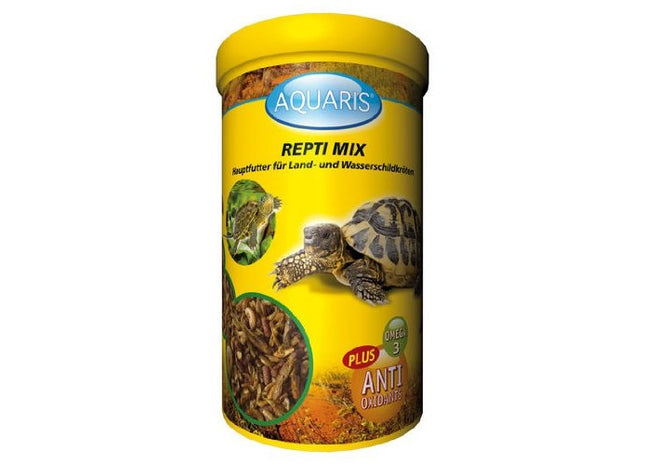 Aquaris Repti Mix ist ein hochwertiges Schildkrötenfutter für eine ausgewogene Ernährung