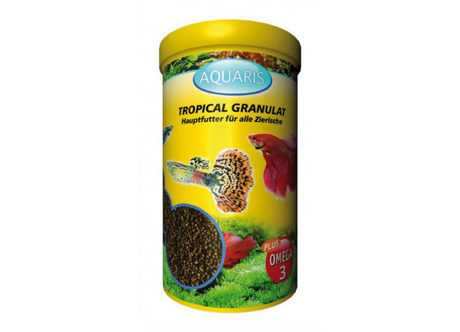 Aquaris Tropical Granulat Aquarium Fischfutter 250 ml