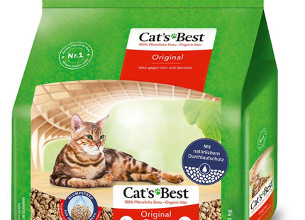 Cat's Best - Original Granulat a. Weichholzfasern 4,3Kg - 17,2Kg