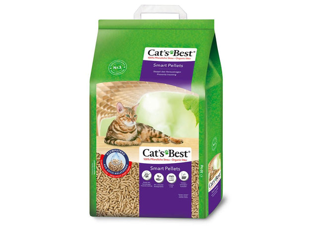 Cat's Best Smart Pellets - umweltfreundliche Katzenstreu aus Weichholzfasern