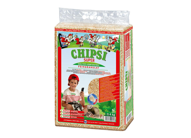 Chipsi Super Feingranulat Kleintierstreu - hochwertiges Einstreu für Kleintiere