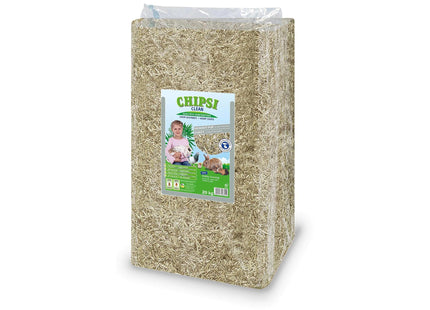 CHIPSI - Clean Hanf Einstreu für Kleintiere 3kg + 20kg