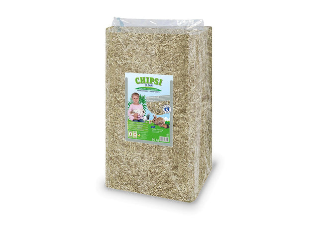 Chipsi-Clean Hanf-Einstreu für Kleintiere - Natürliche und saugfähige Einstreu aus Hanffasern