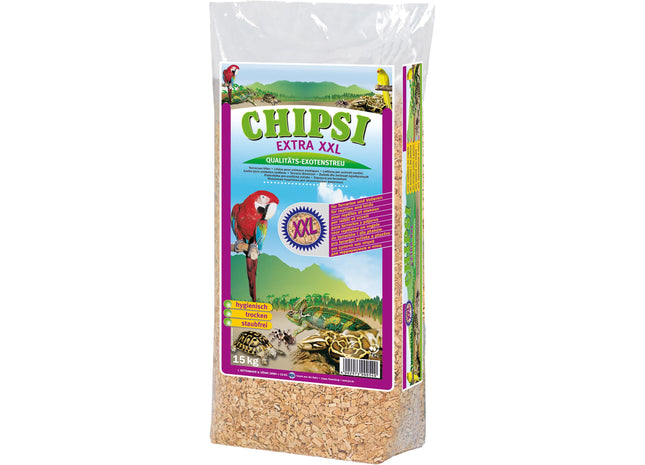 Chipsi Extra XXL Buchenholz-Granulat 15 kg grobe Körnung