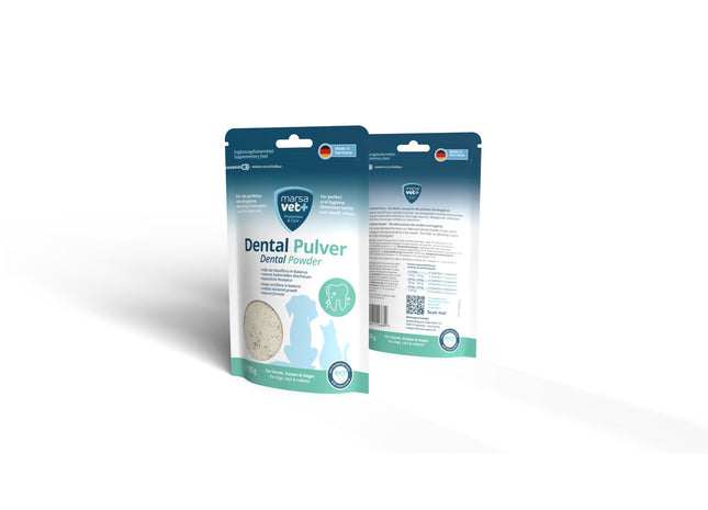 Bellfor MarsaVet Dental Pulver - 125g natürlich