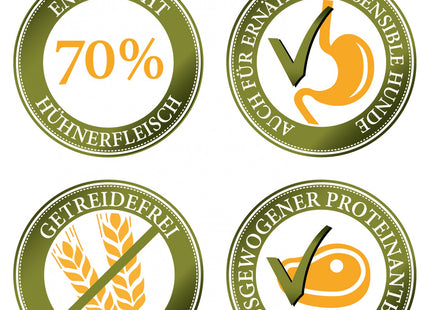 Bellfor Freiland-Schmaus Hundefutter 2,5 kg - hochwertiges, naturbelassenes Hundefutter aus besten Zutaten