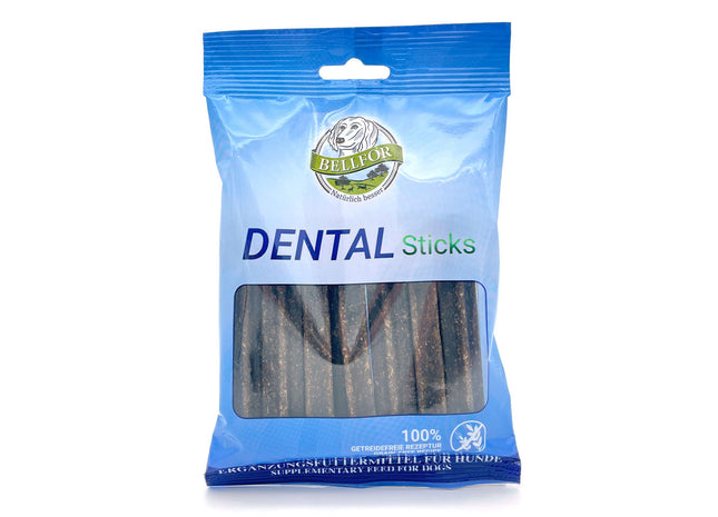 Bellfor Dental-Sticks für Hunde, 100 g - Zahnpflege Snacks für gesunde Zähne und frischen Atem