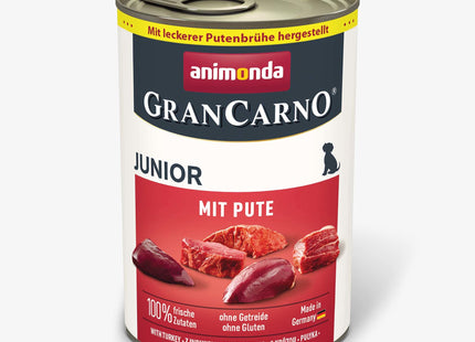 Animonda GranCarno Junior mit Pute – 6Stk. x 400g / 800g