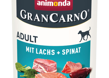 Animonda - GranCarno Adult für Hunde mit Lachs & Spinat, 400g