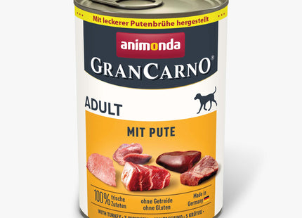 Animonda - GranCarno Adult für Hunde mit Pute 400g + 800g /6Stk.