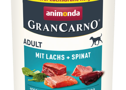 Animonda - GranCarno Adult für Hunde mit Lachs & Spinat, 400g + 800g / 6Stk.