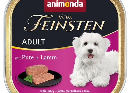 Animonda Vom Feinsten Adult für Hunde, Pute + Lamm - 22Stk. à 150g