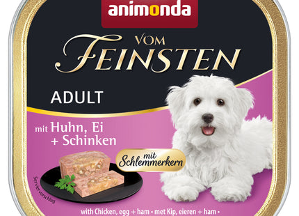 Animonda - Vom Feinsten Kern für Hunde, mit Huhn, Ei+Schinken 150g / 22Stk.