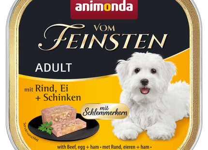 Animonda - Vom Feinsten Kern für Hunde, mit Rind, Ei+Schinken 150g / 22Stk.