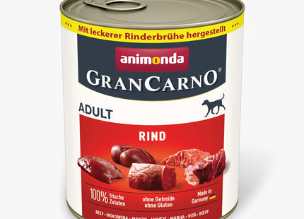 Animonda - GranCarno Adult für Hunde mit Rindfleisch pur 400g + 800g / 6Stk.