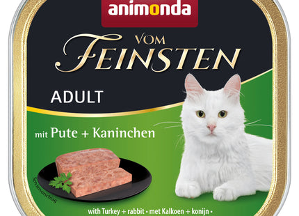 Animonda Vom Feinsten Adult – Pute + Kaninchen – 32Stk. à 100g