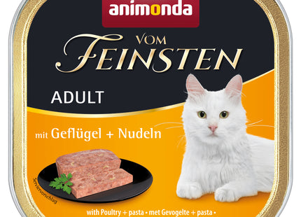 Animonda Vom Feinsten Adult Pastete mit Geflügel & Nudeln – 32Stk. à 100g