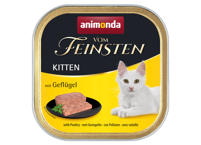 Animonda Katzenfutter Vom Feinsten Kitten mit Geflügel 32 Stück à 100g