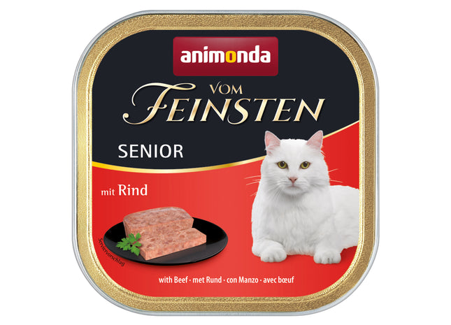 Animonda Katzenfutter Vom Feinsten Senior mit Rind 32 Stück à 100 g