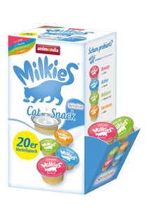 Animonda Milkies Selektion 20er (4 Sorten à 5 Kapseln) – 4x Packungen