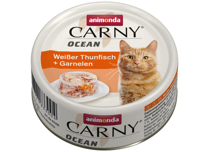 Animonda Carny Ocean Weisser Thunfisch + Garnelen – 12Stk. à 80g