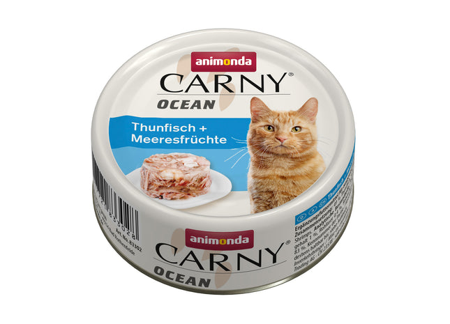 Animonda Katze Carny Ocean Thunfisch Meeresfrüchten 12 Stk 80 g