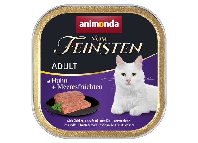 Animonda Katzenfutter Adult mit Huhn und Meeresfrüchten - 32 Stück à 100 g