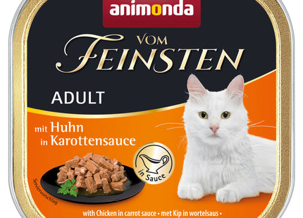 Animonda Vom Feinsten Adult mit Huhn in Karottensauce – 32 Stk. à 100g