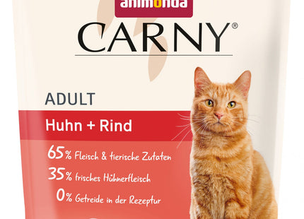 Animonda Carny Adult Katzentrockenfutter Huhn + Rind – 350g + 1,7kg