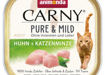 Animonda Katzenfutter für erwachsene Katzen mit Huhn und Katzenminze, 32 Stück à 100 g
