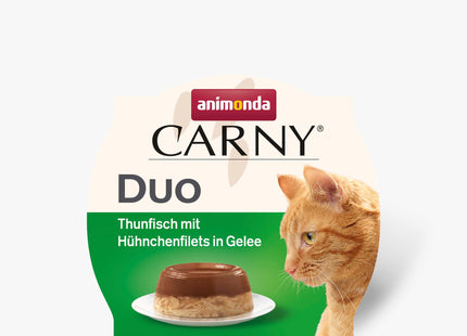 Animonda Carny Duo Adult – Thunfisch mit Hühnchenfilets in Gelee – 24Stk. à 70g