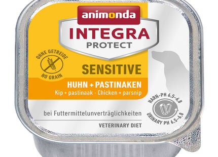 Animonda INTEGRA PROTECT Sensitive Hundenassfutter Huhn + Pastinaken 11Stk. à 150g