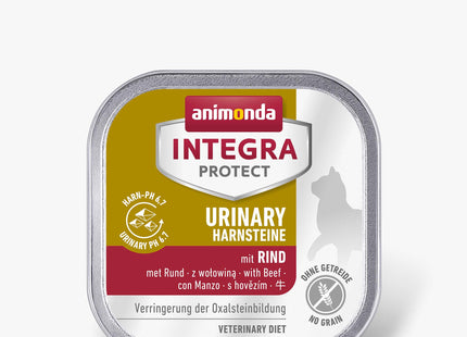 Animonda INTEGRA PROTECT Urinary Katzennassfutter mit Rind 16Stk. à 100g