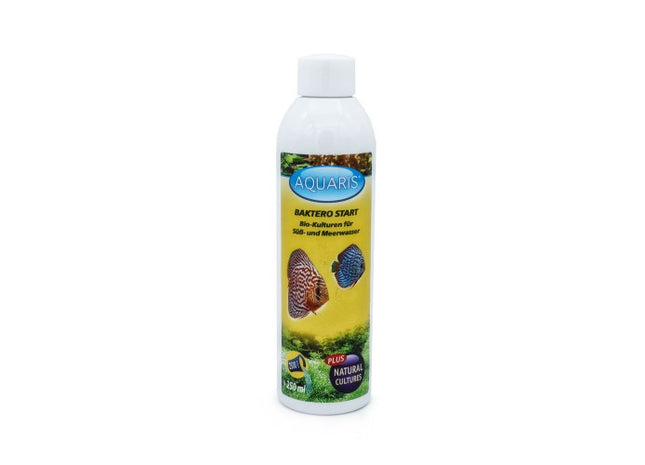 Aquaris Baktero Start Bakterienkulturen für den biologischen Abbau von Schadstoffen in einem Aquarium, 250 ml
