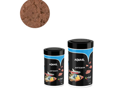 Aquael Acti Fish Food Artemin - Fischfutter 10g natürlich