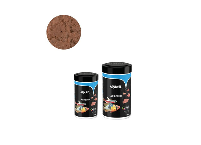Aquael Acti Fish Food Artemin - Fischfutter 10g natürlich
