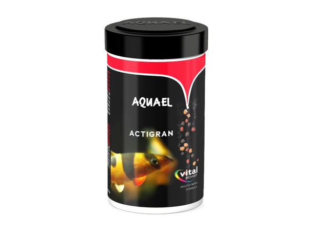 Aquael Acti Fish Food Actigran Multi - buntes Fischgranulat 250ml