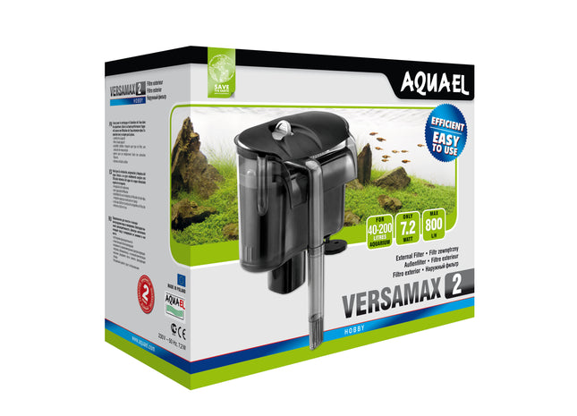 Aquael VersaMax FZN-2 Rucksackfilter für effektive Wasserfiltration in Aquarien