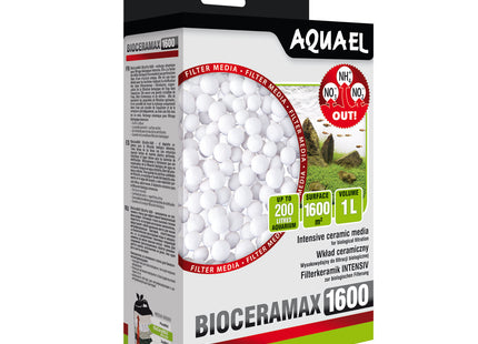 Aquael Bioceramax Ultrapro 1600, 1 l - effektive Filtermedien für kristallklares Wasser in Ihrem Aquarium