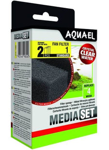 Aquael Sponge Fan-1 Plus, 2 Stk. - Ersatzschwämme für effiziente Filterung im Aquarium