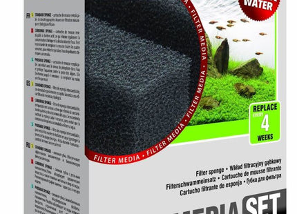 Aquael Sponge Fan-3 Plus, 2 Stück, Ersatzschwamm für Aquarienfilter, hohe Qualität