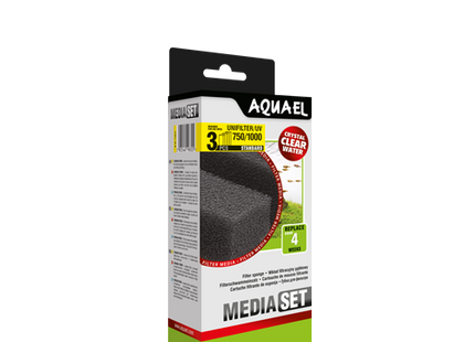 Aquael - FILTRATION SPONGE UNIFILTER 750/1000, 3 Stk.