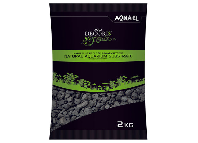 Aquael Basalt Gravel Kies 2 4 mm für Aquarien und Terrarien