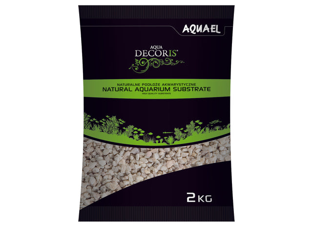 Aquael Dolomite Gravel Kies 2 4 mm - hochwertiger Kies für Aquarien und Terrarien